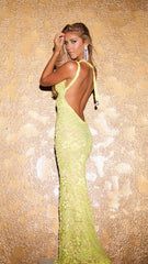 LIV LACE DRESS WITH SWAROVSKI PENDANT