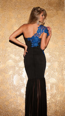 NAOMI LACE APLIQUE DRESS